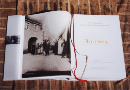 Chronik von Rothweil, auf altem Fruchtsack von Wilhelm Trogus