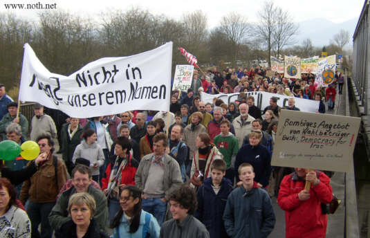 die Badener, von der Neuenburger Seite kommend ...