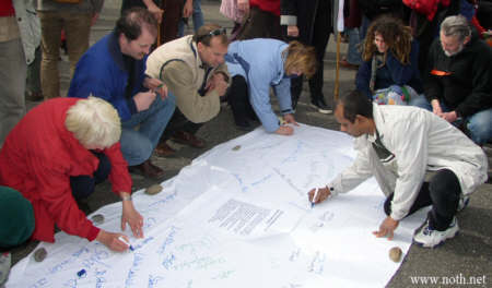 nos signatures pour la paix - unsere Unterschriften fr den Frieden